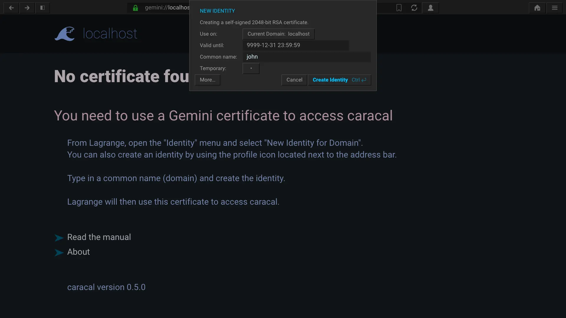 mkcert